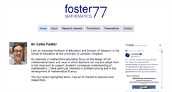 Desktop Screenshot of foster77.co.uk