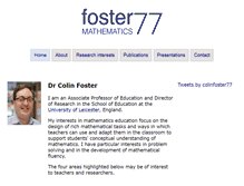 Tablet Screenshot of foster77.co.uk